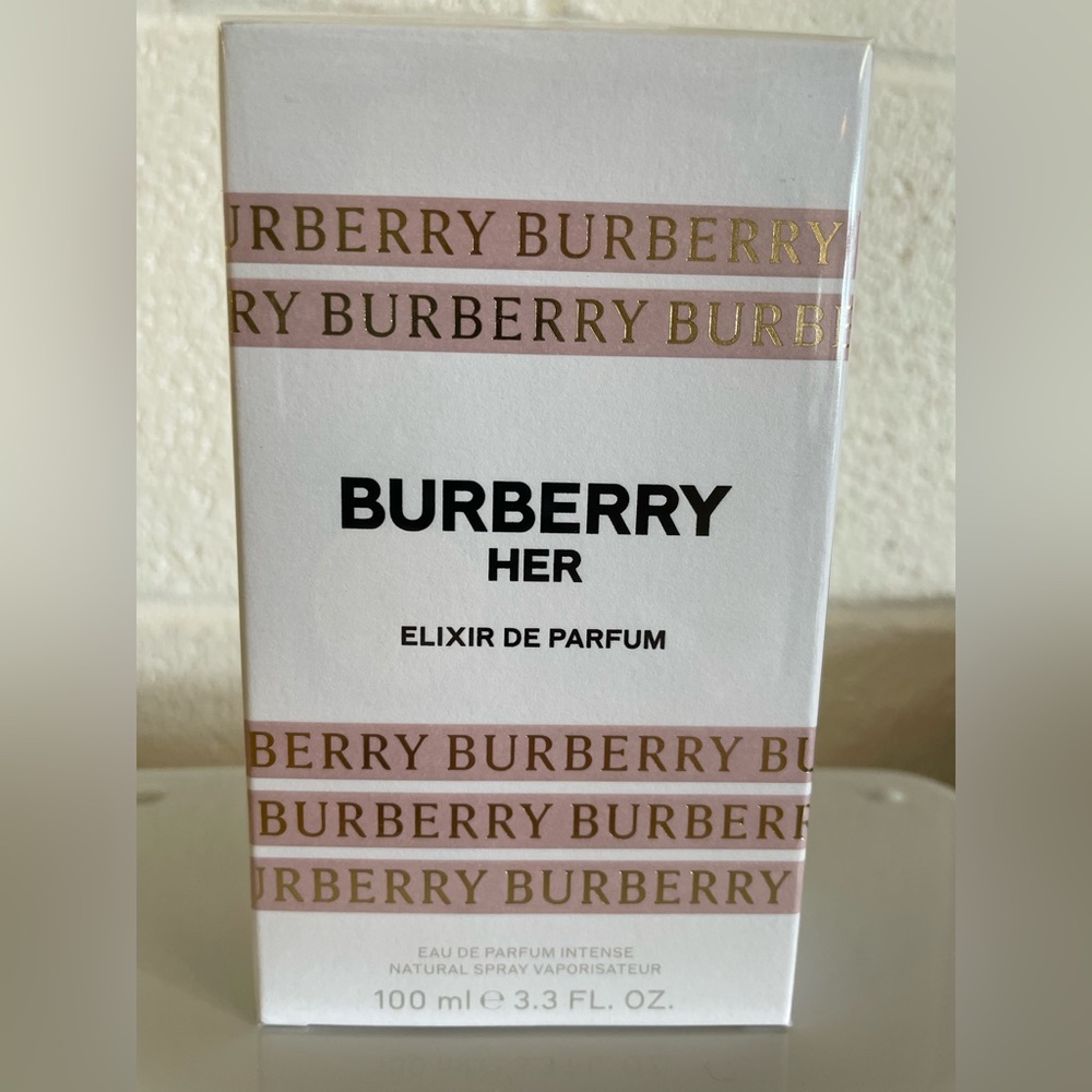 BURBERRY HER ELIXIR DE PARFUM 100 ml 3.3 FL. OZ SEALED IN BOX 100% authentic!